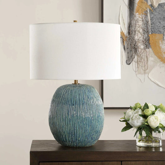 Textured Ceramic Table Lamp