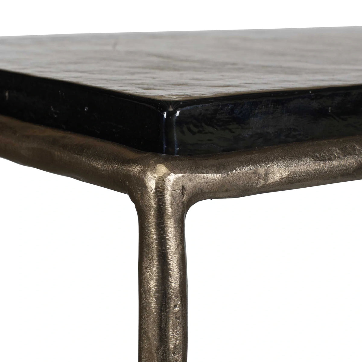 Minimalist Brass Console Table