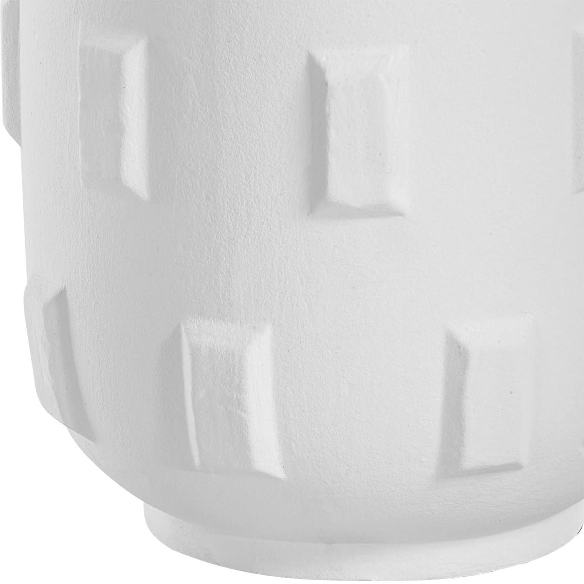 Textured White Table Lamp