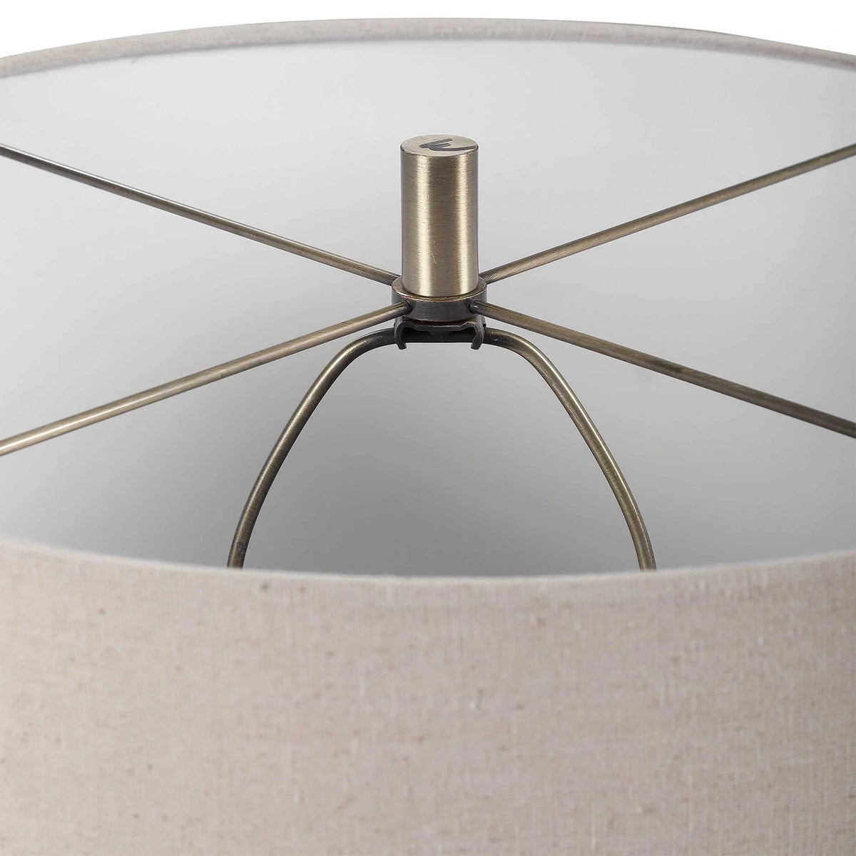 Striped Ceramic Accent Lamp