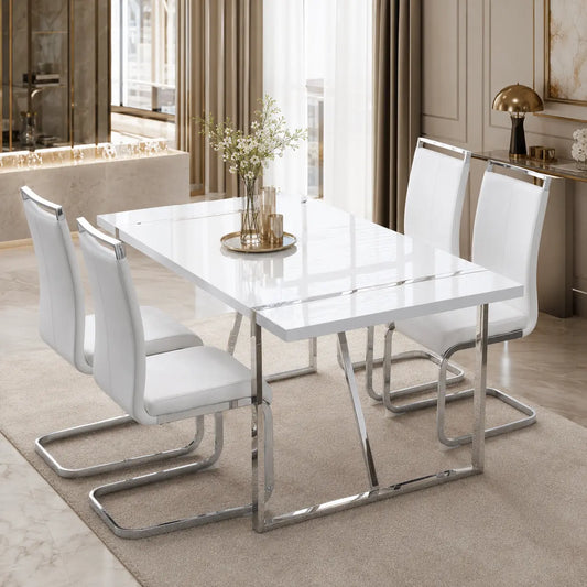 5-Piece Dining Table Set for 6