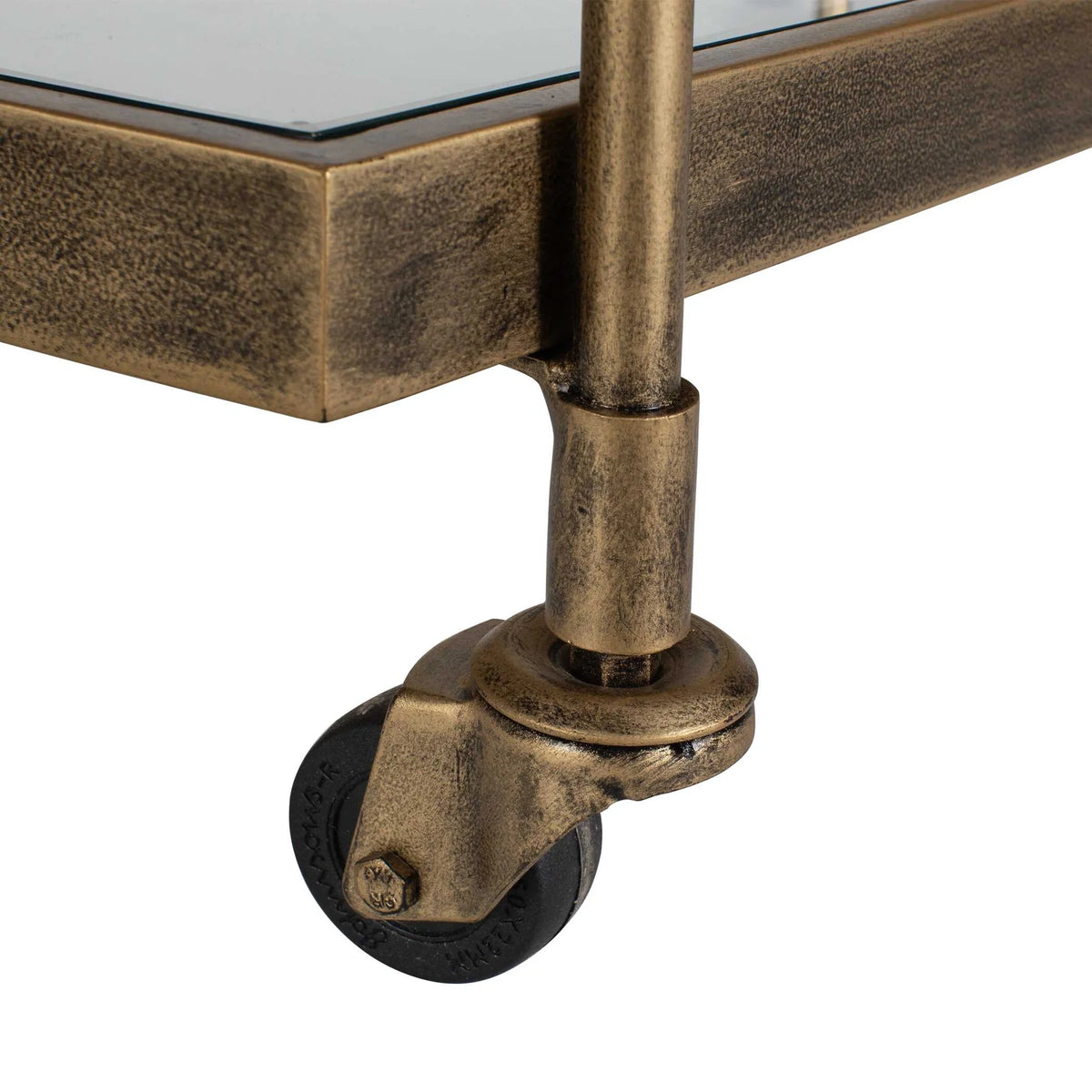 Antique Brass Bar Cart