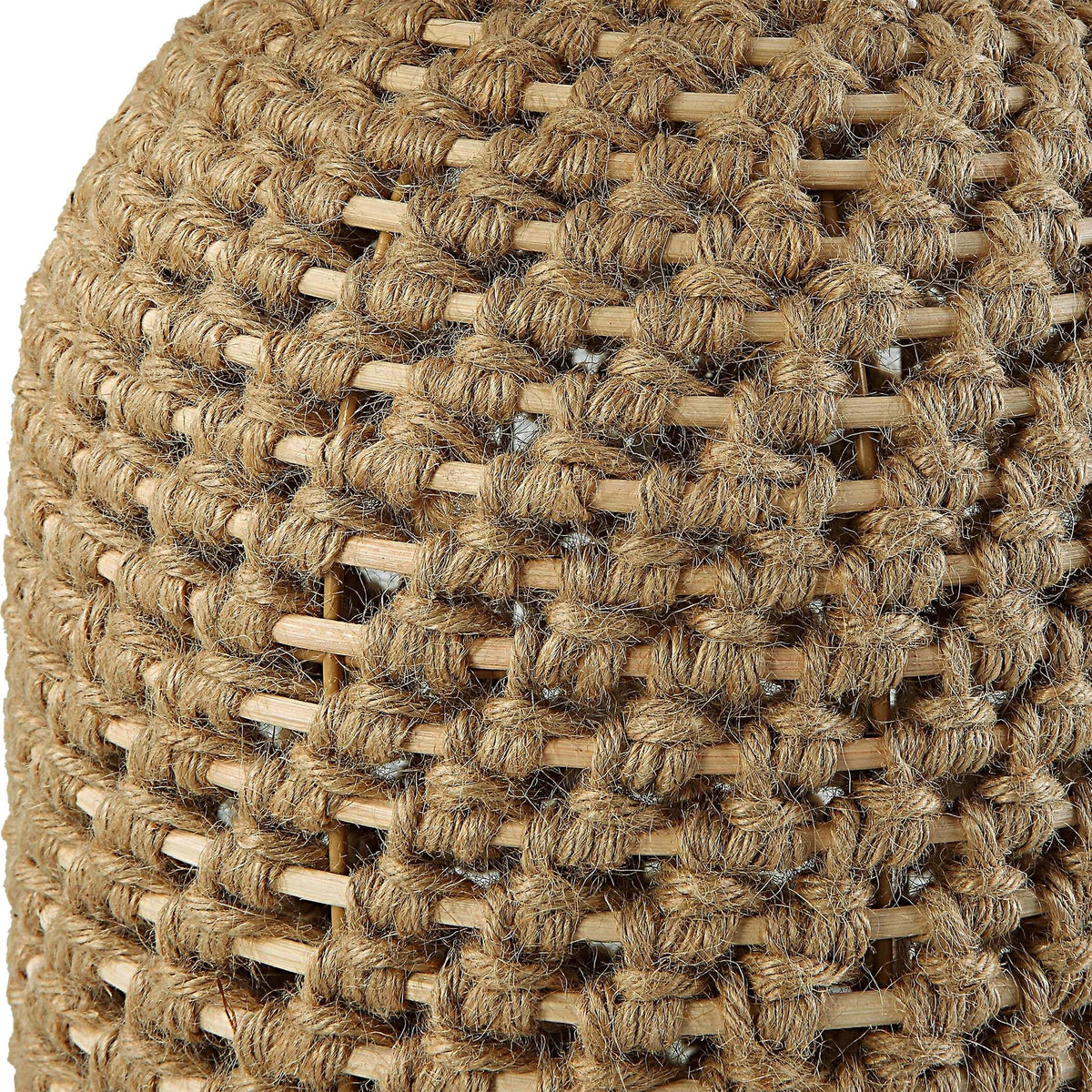 Rope & Rattan Table Lamp