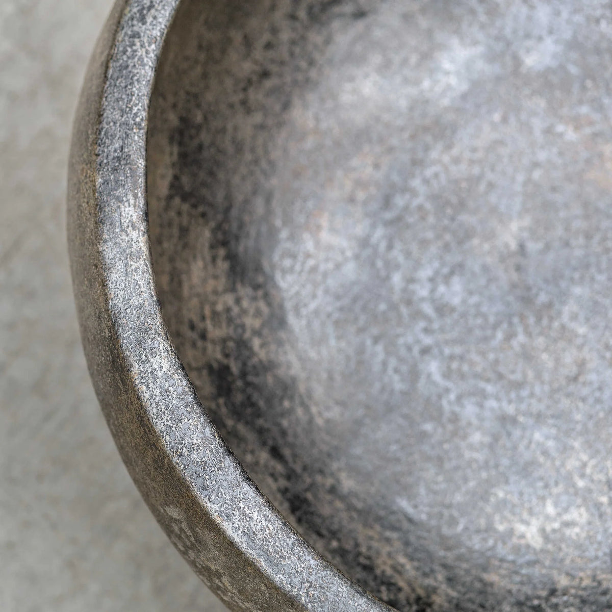 Aged Black Bowl