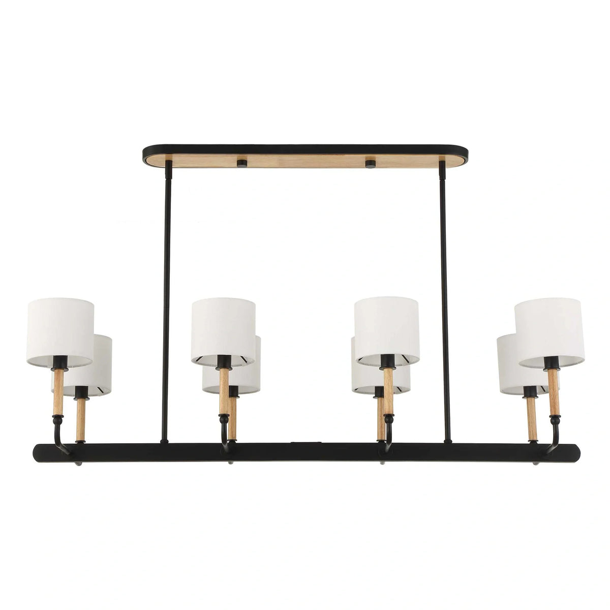 Wood & Iron Linear Pendant