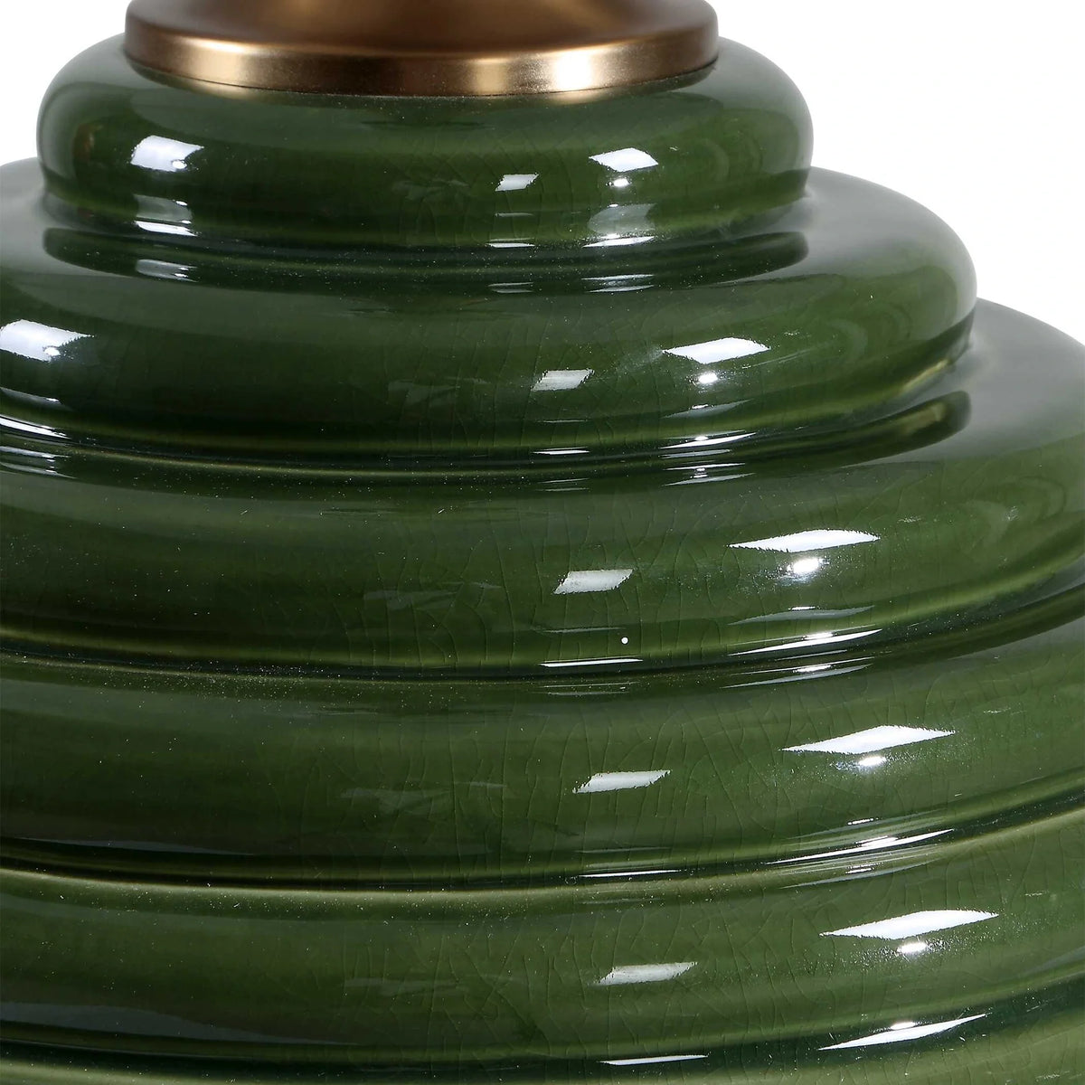 Dark Green Table Lamp