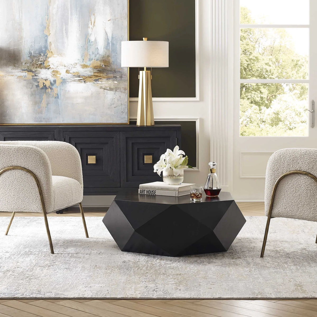 Gold Table Lamp