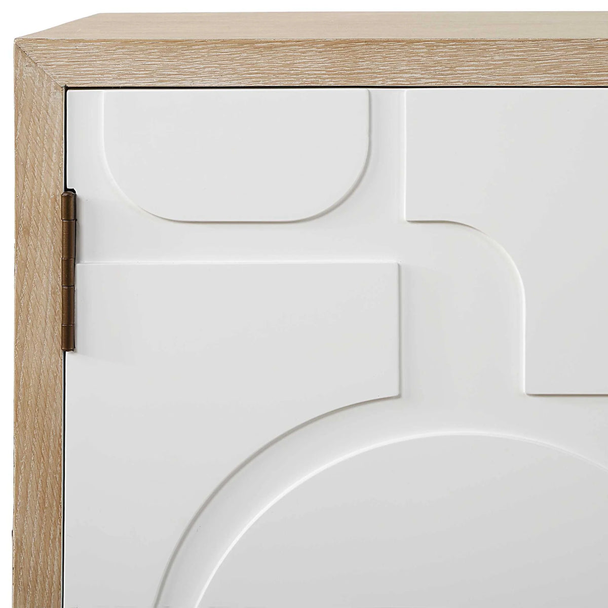 2 Door White Cabinet