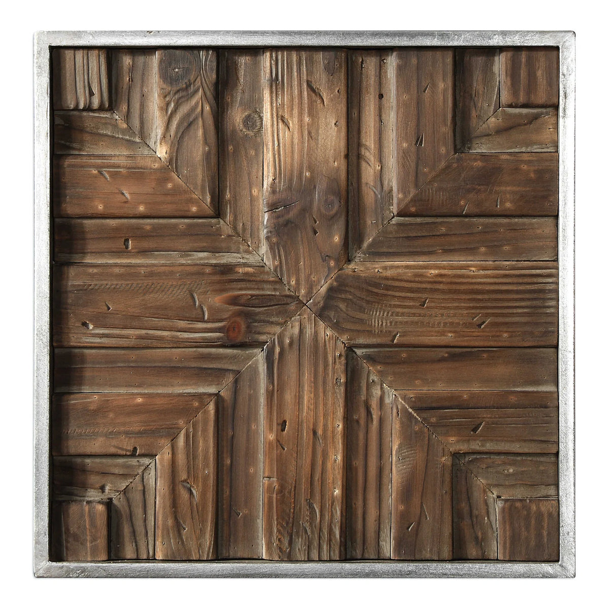 Rustic Wooden Squares, Set of 9