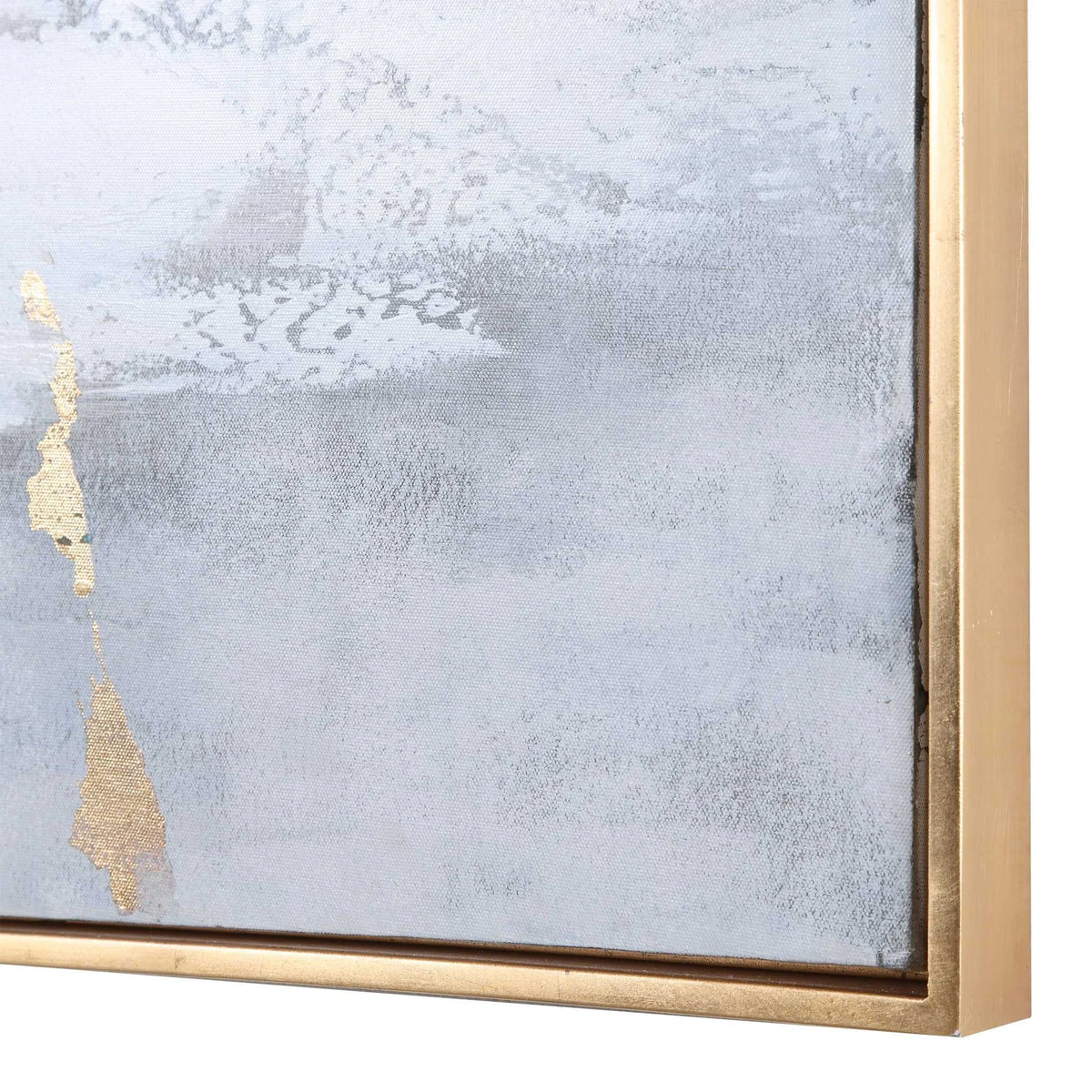 Abstract Gold Leaf Canvas Art