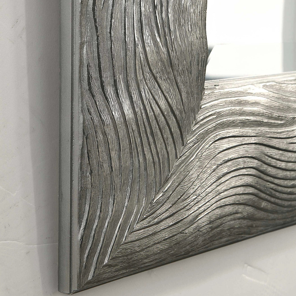 Metallic Silver Mirror