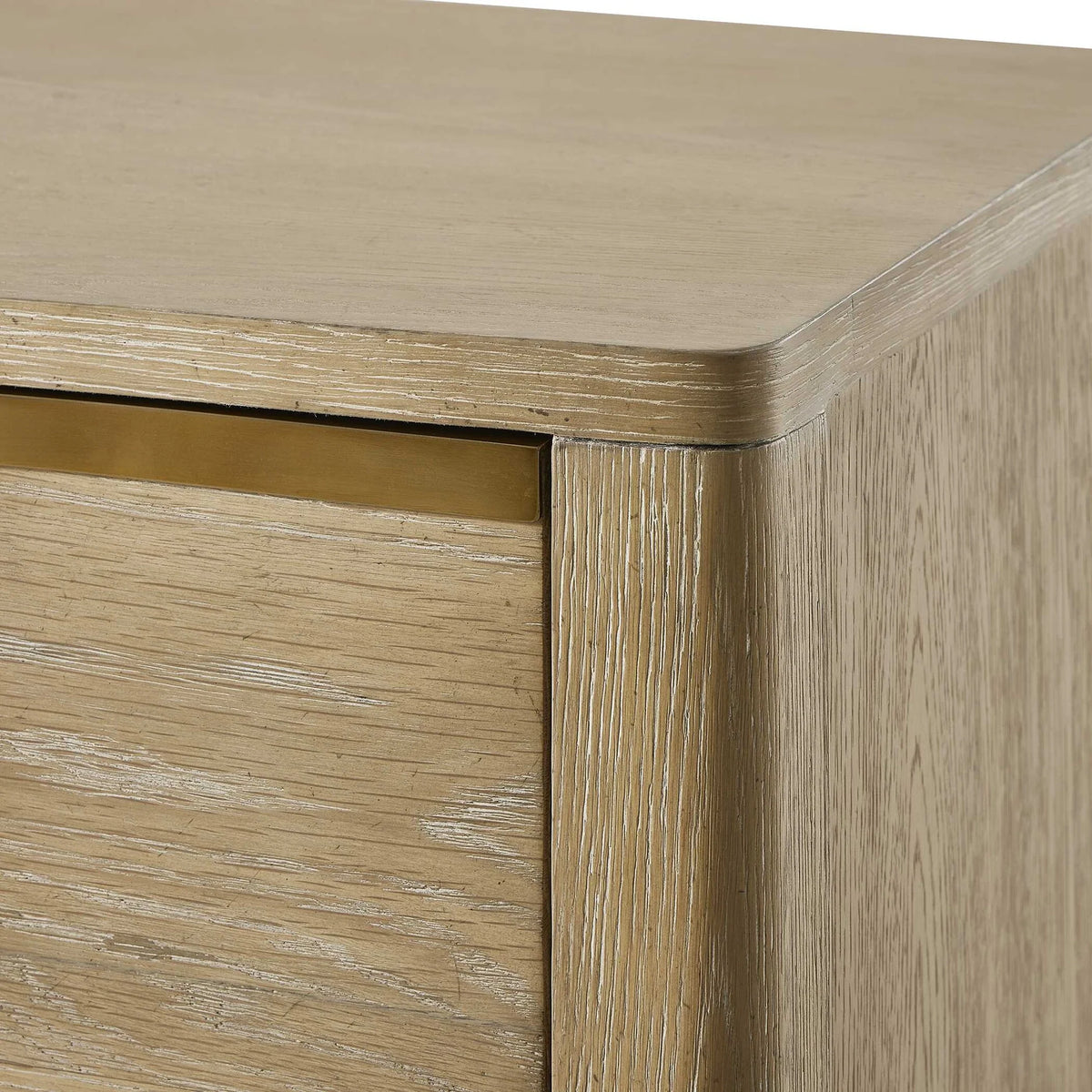 Natural Wood Side Table