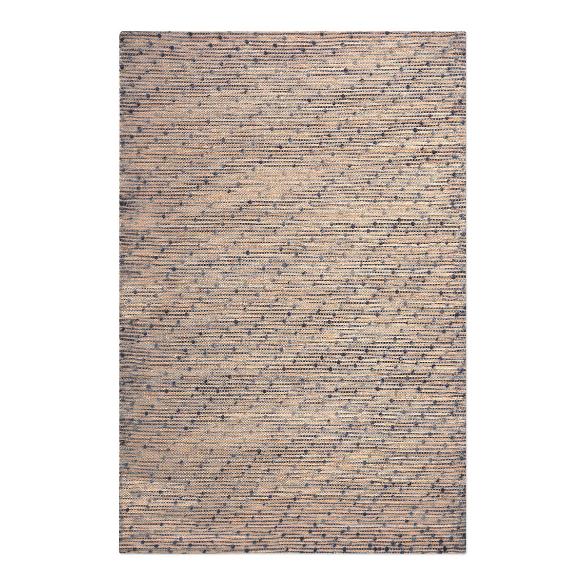 Hand Woven Navy Wool Rug