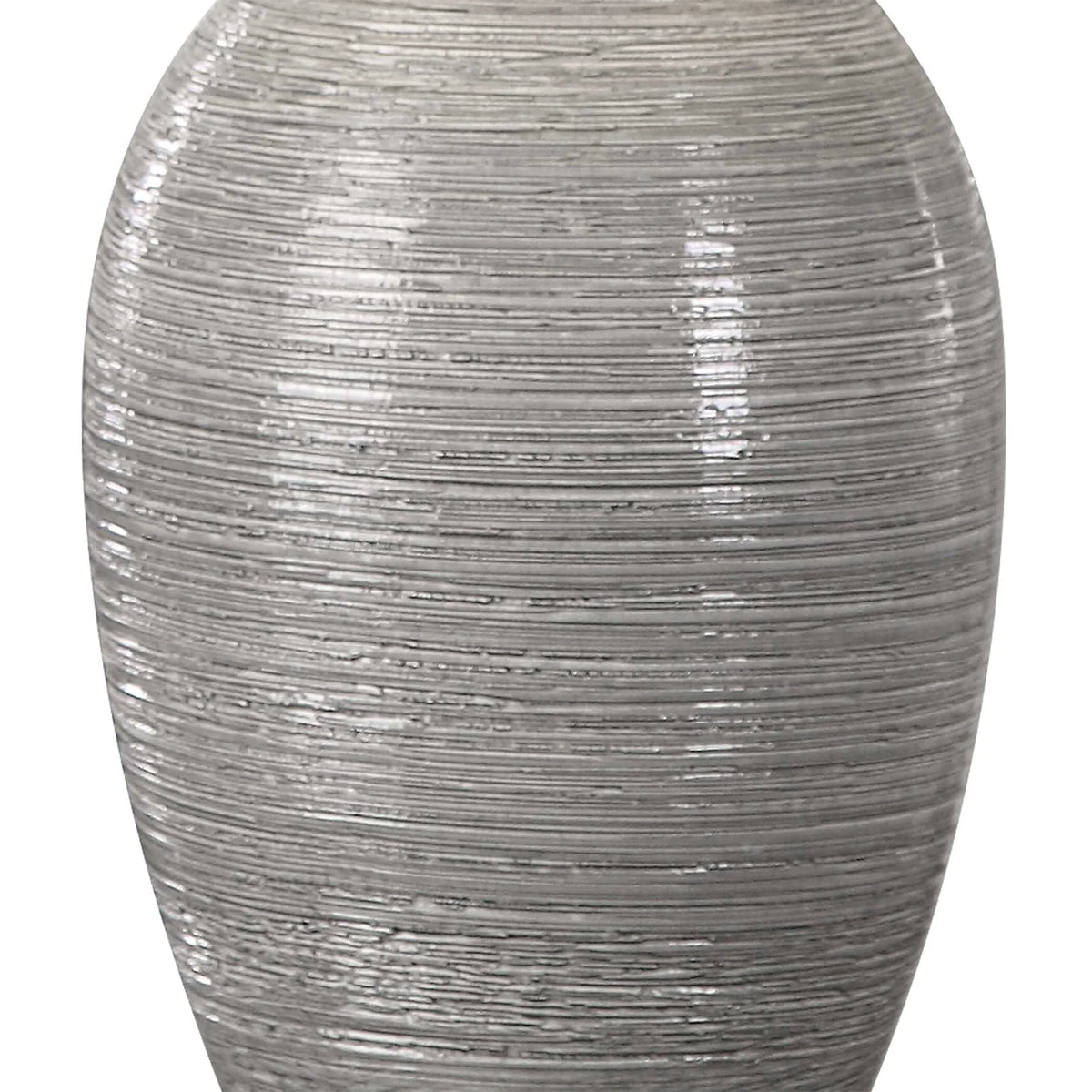 Gray Textured Table Lamp