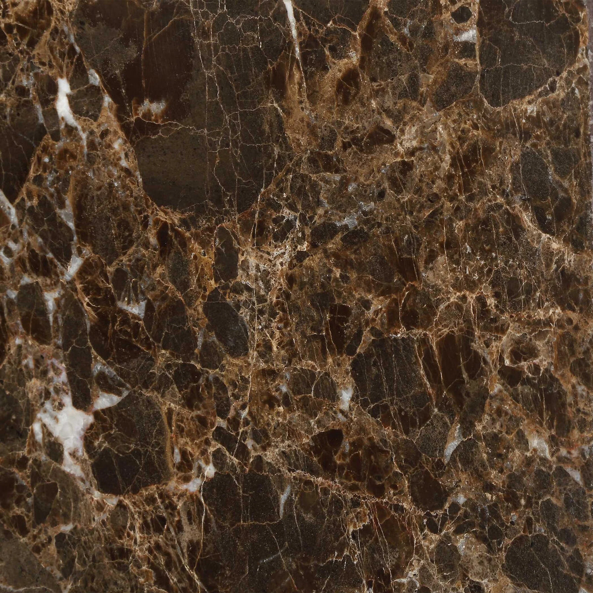 Emperador Brown Marble Accent Table