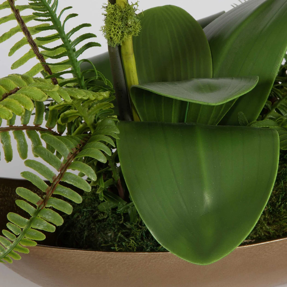 Brass Orchid Centerpiece