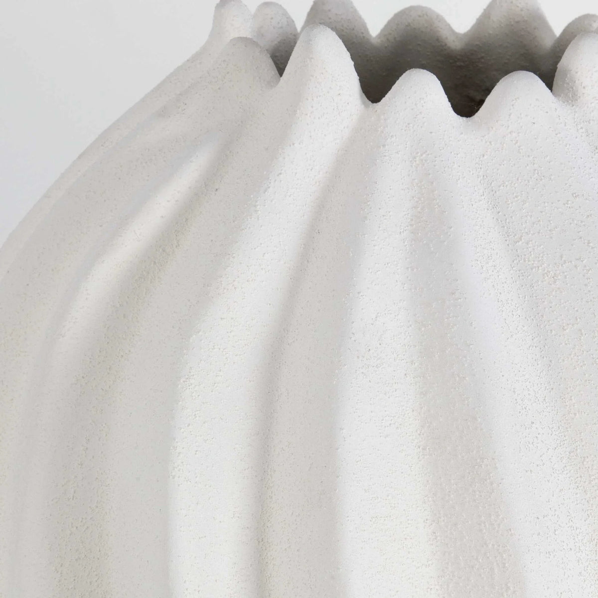 White Floor Vase