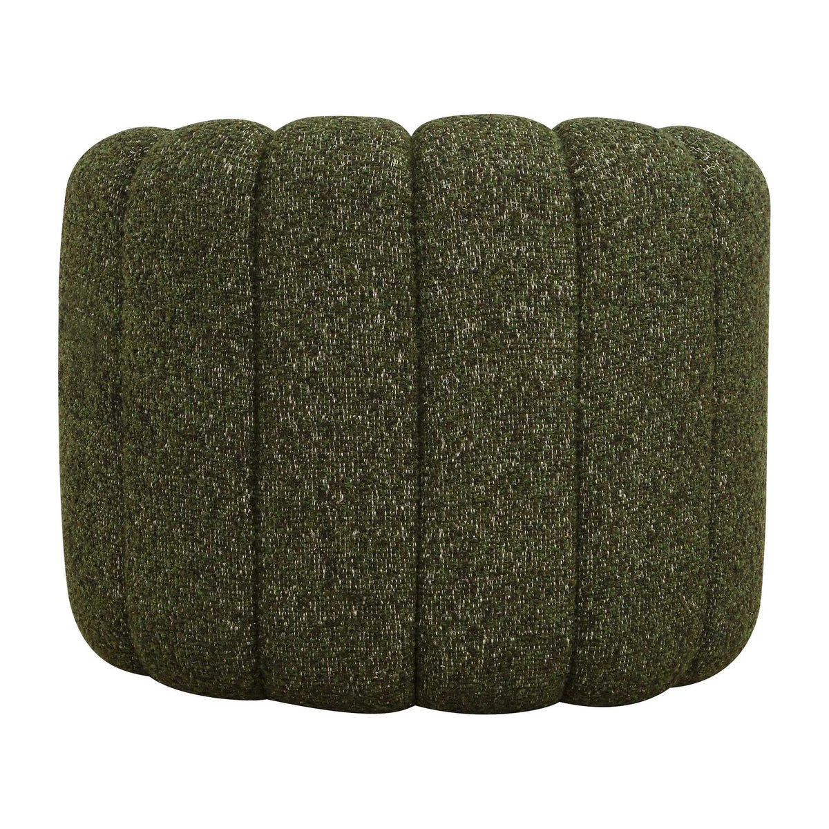 Upholstered Green Swivel Chair