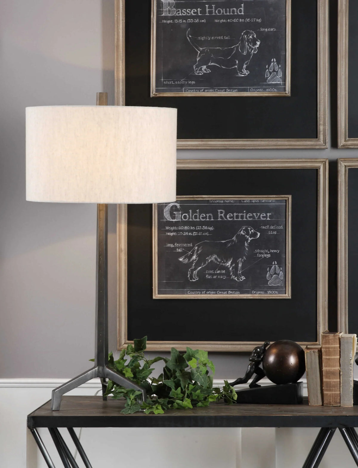 Cast Iron Table Lamp