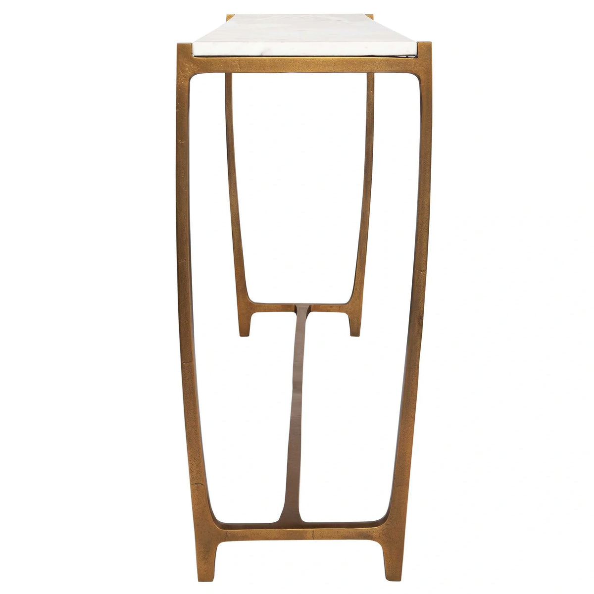 White Marble Console Table
