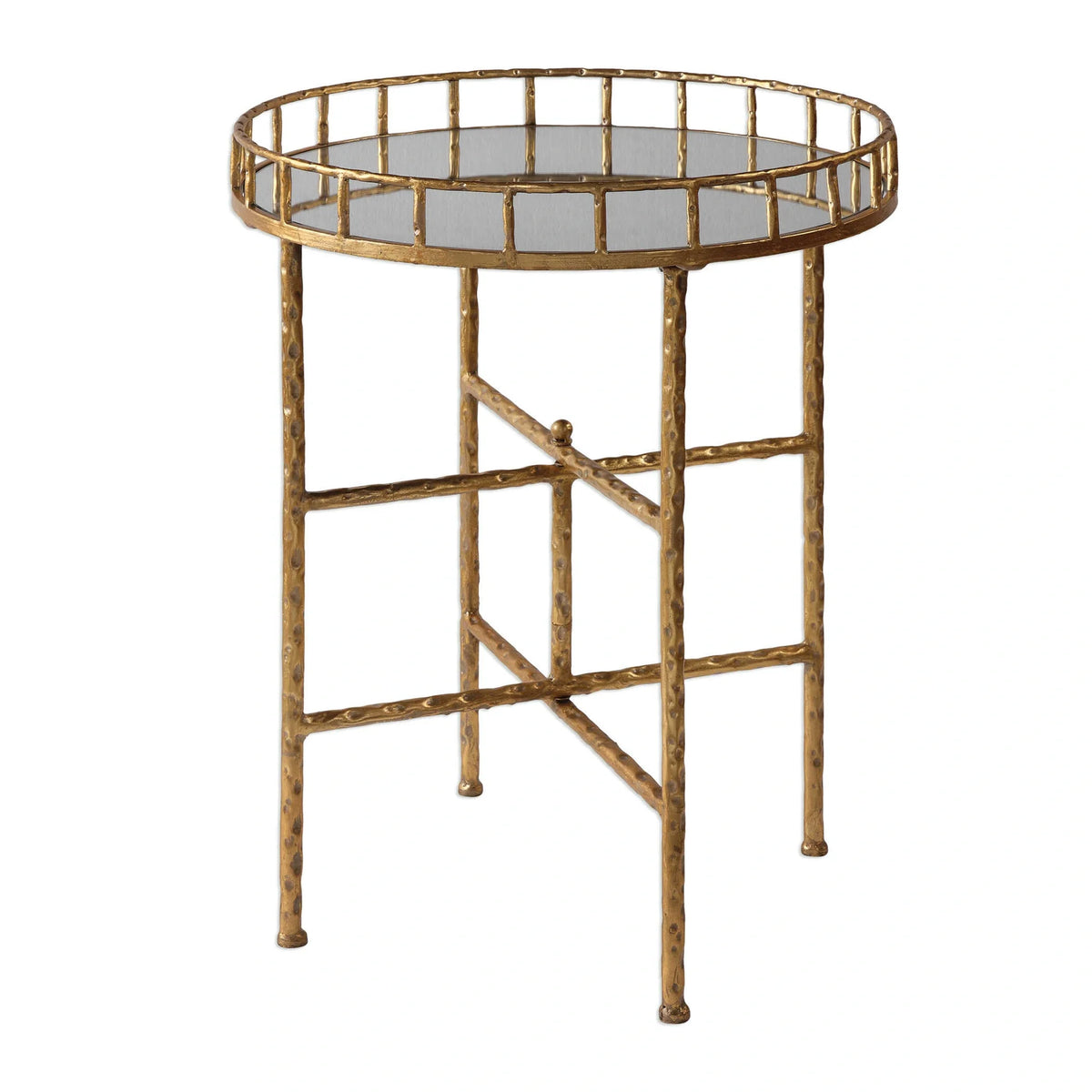 Bright Gold Accent Table