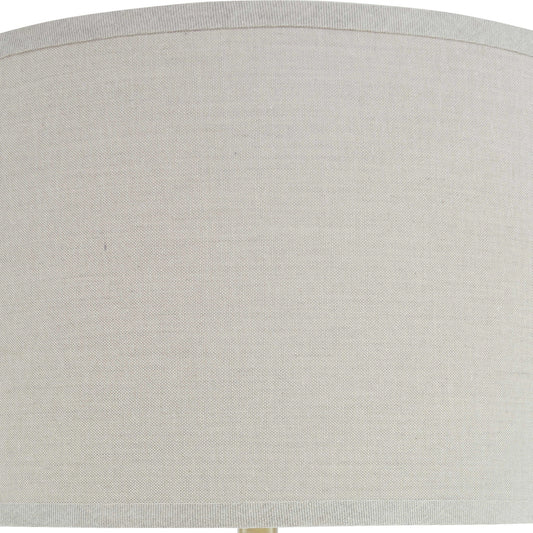 Gray Glass Table Lamp