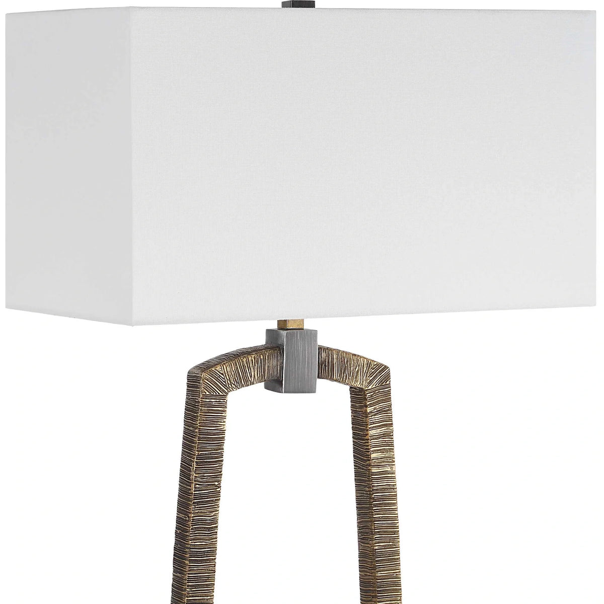 Antiqued Gold Bohemian Floor Lamp