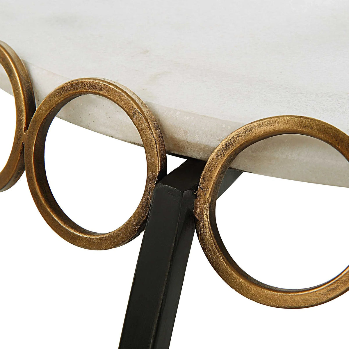 White Marble Side Table
