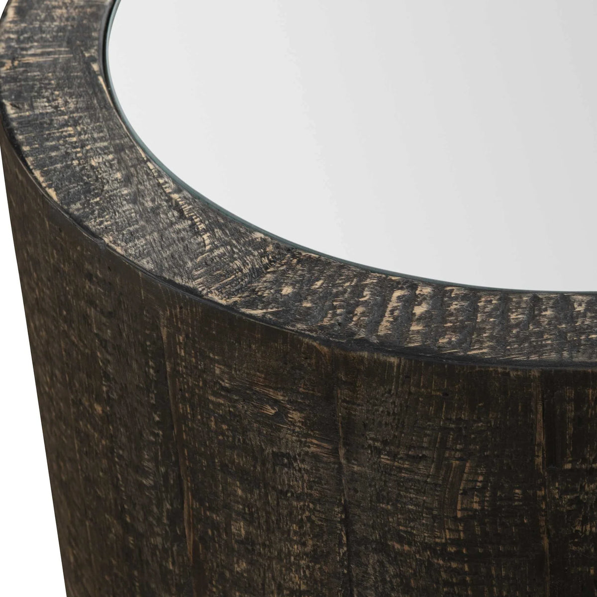 Mirrored Drum Table