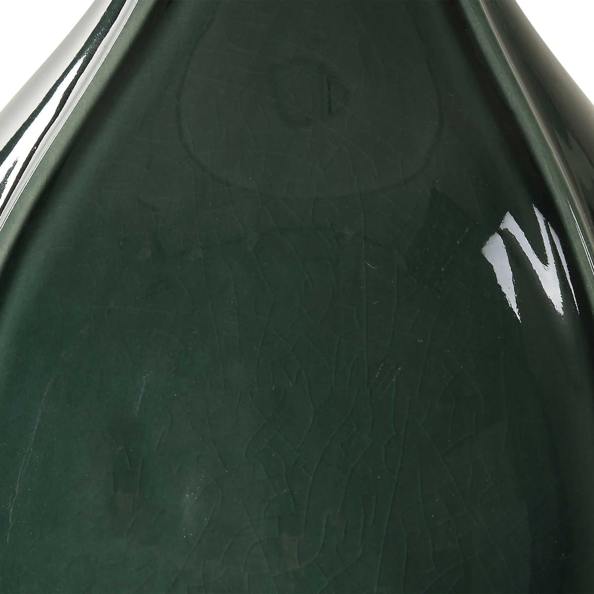 Green Glass Table Lamp