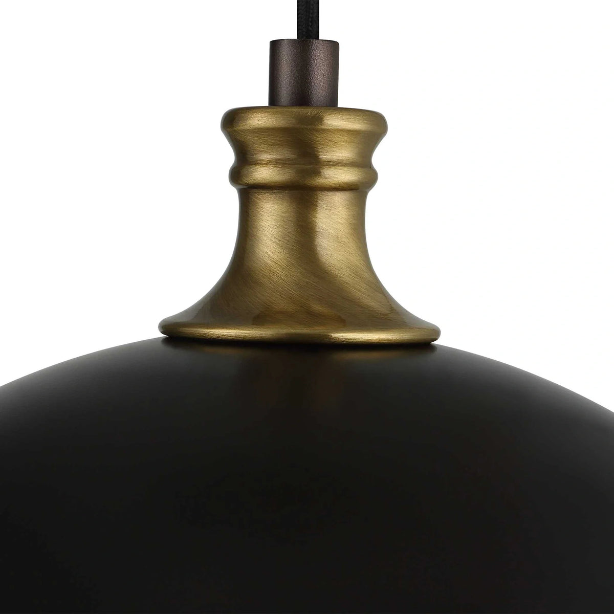 Capiz Shell Bronze Pendant