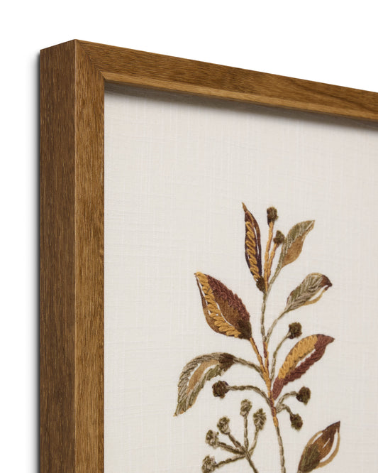 Loloi acer brown 1' x 1'-3" wall art
