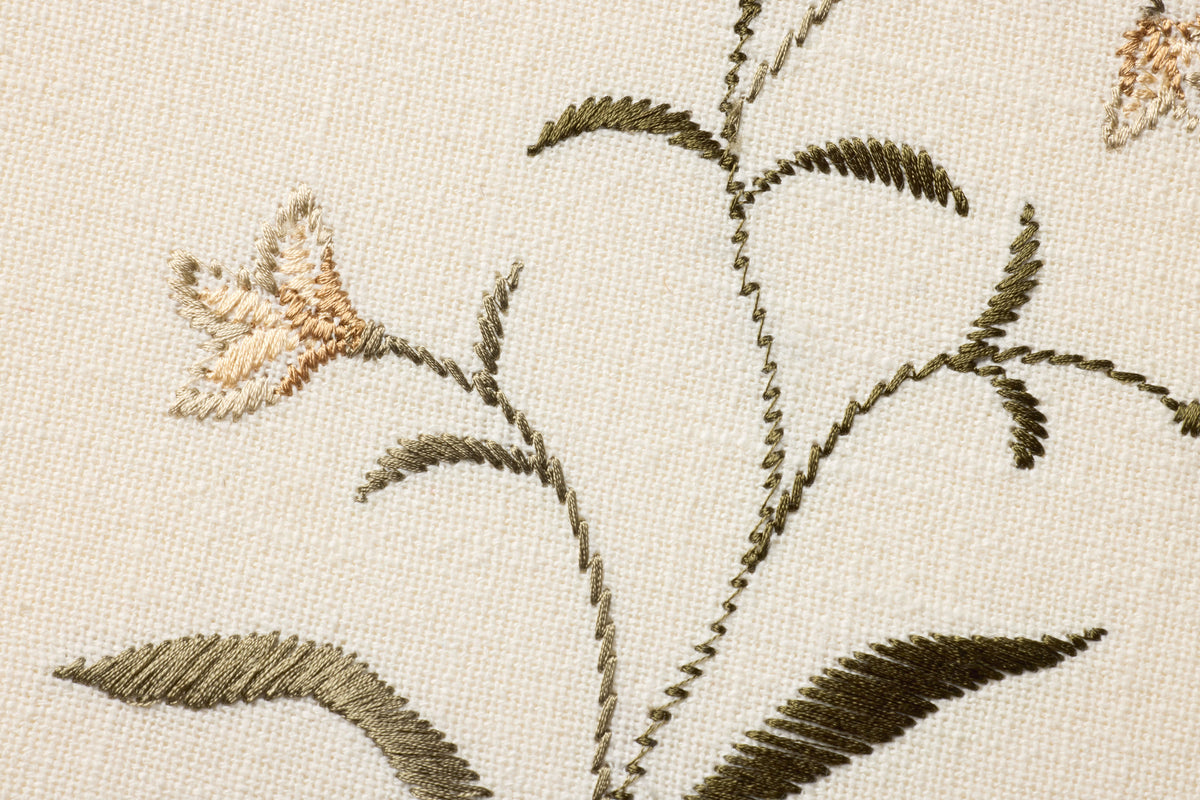 Pixie Flowers Beige / Green 1' x 1'-3" Wall Art