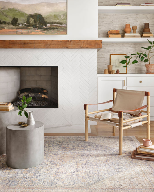 Magnolia Home By Joanna Gaines x Loloi Carlisle 18" x 18" Sample Rug