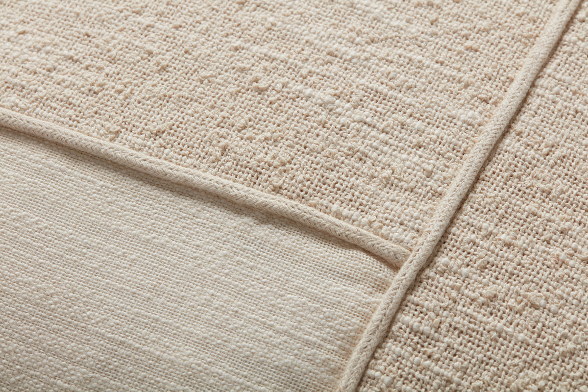 Magnolia Home by Joanna Gaines x Loloi PMH0060 Ivory Pillow