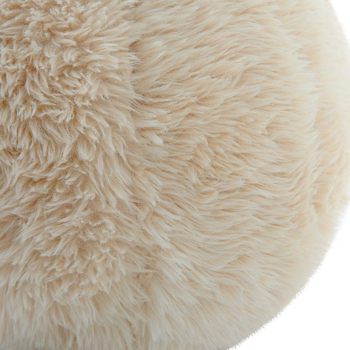 Ball Sheepskin Pillows Set/2