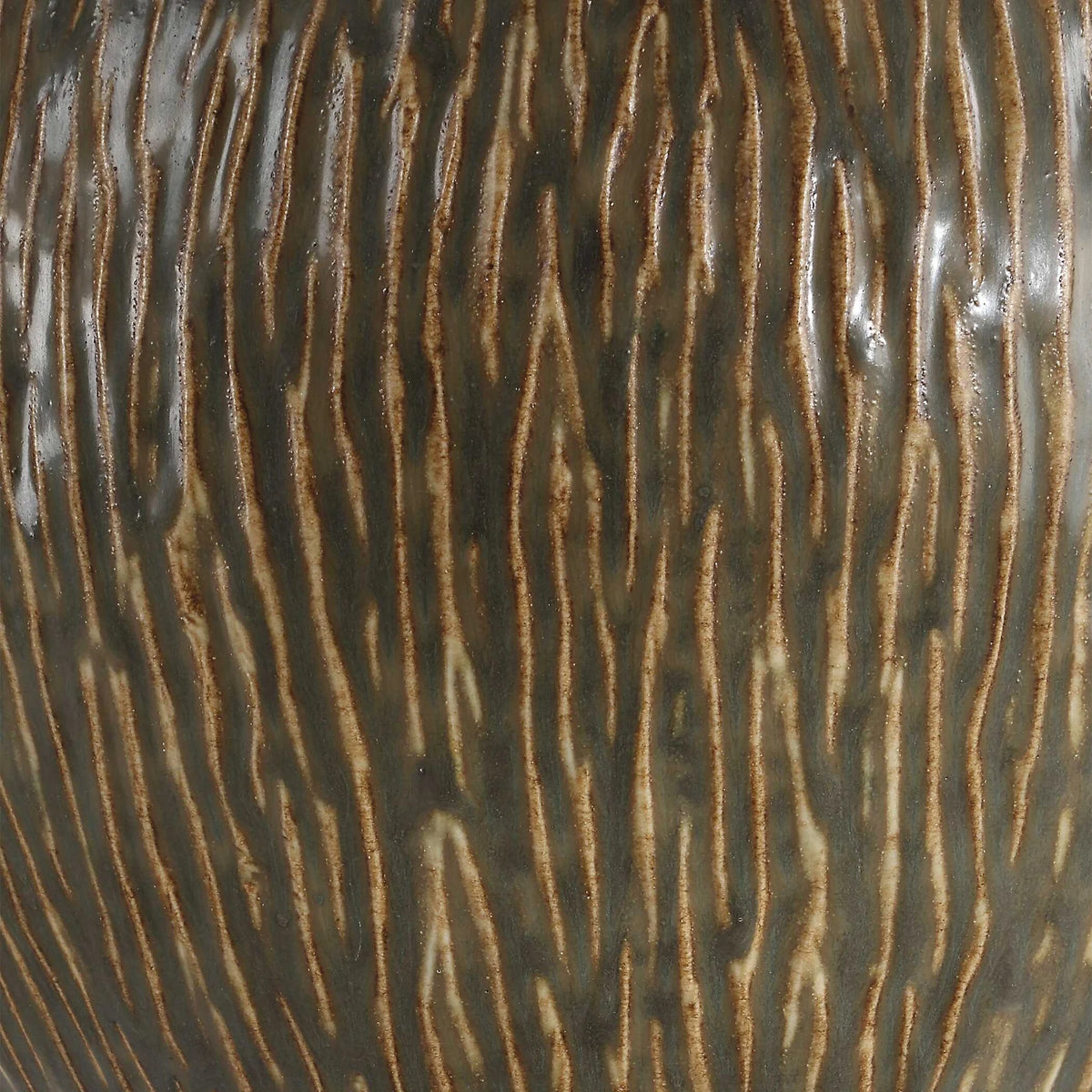 Distressed Brown Ceramic Table Lamp
