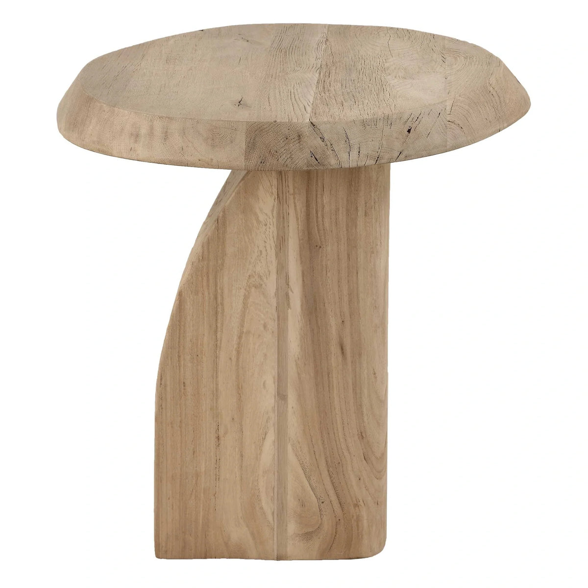 Reclaimed Oak Round Side Table