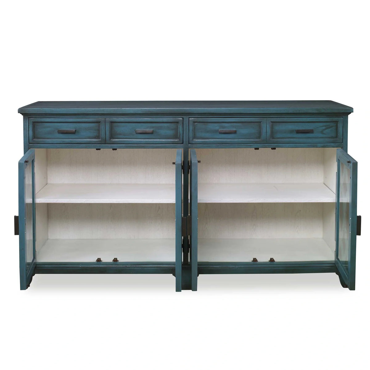 Lagoon Green Wood Credenza