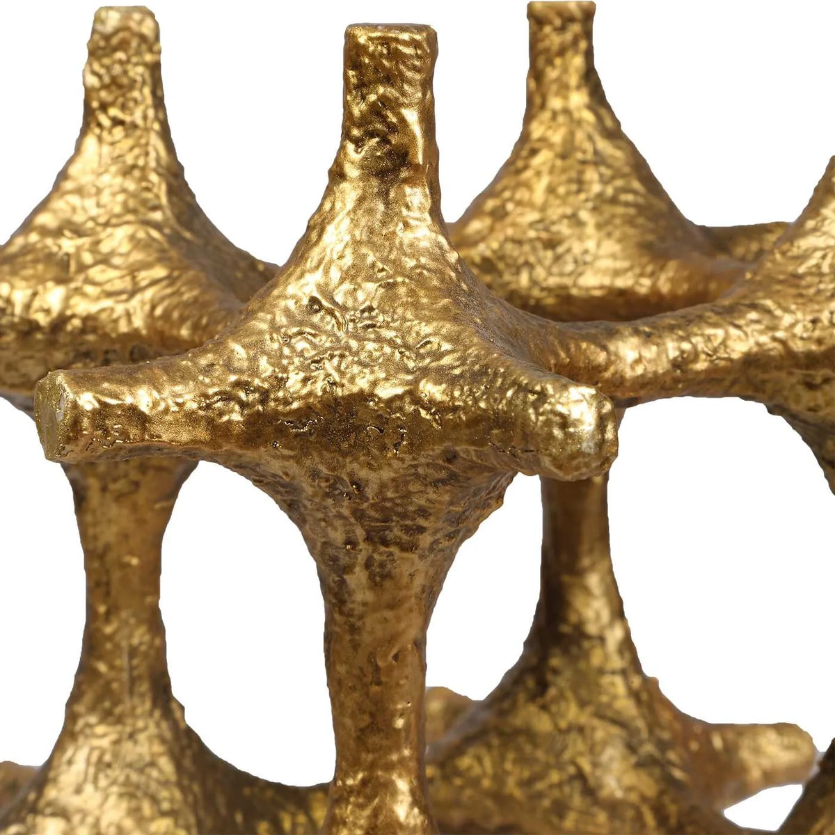 Antique Brass Sculptures, Set of 2