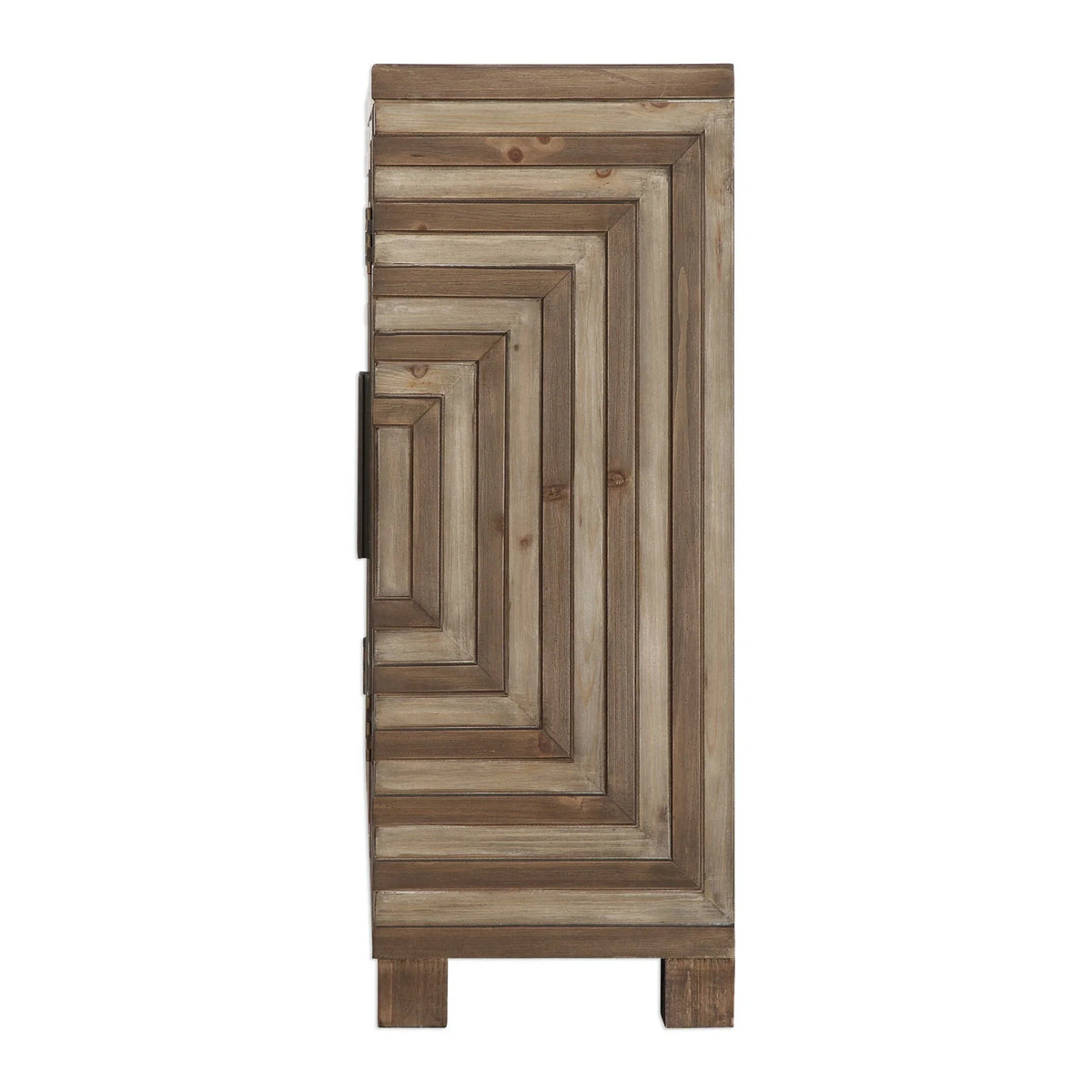 Geometric Console Cabinet
