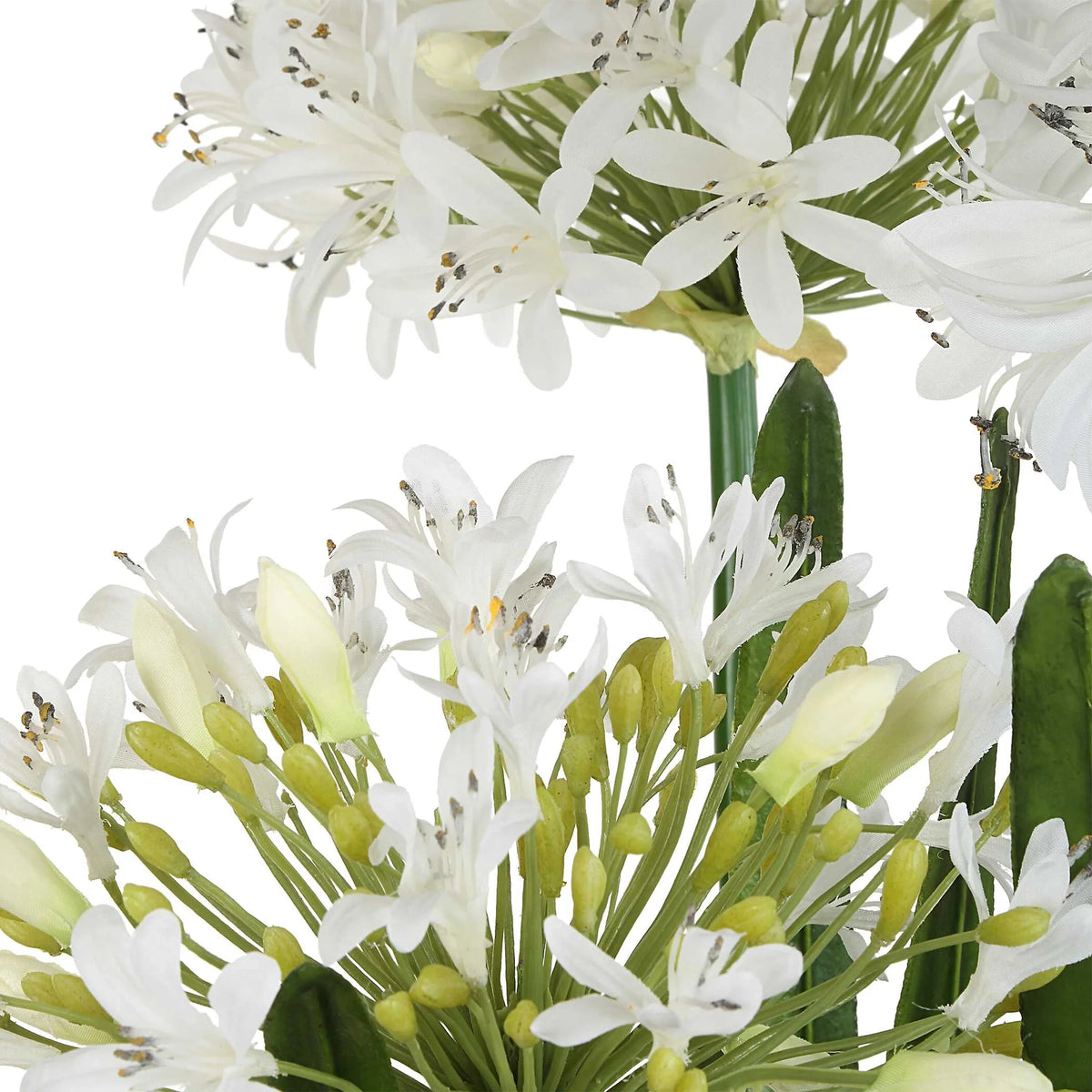 Faux Agapanthus Centerpiece