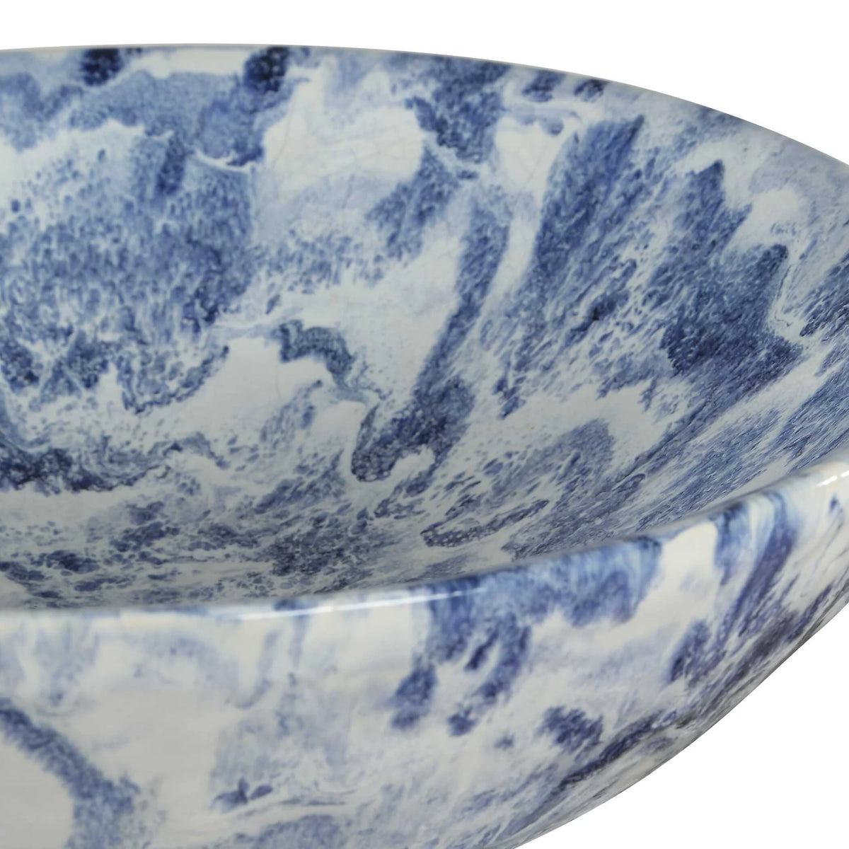 Marbled Pedestal Bowl