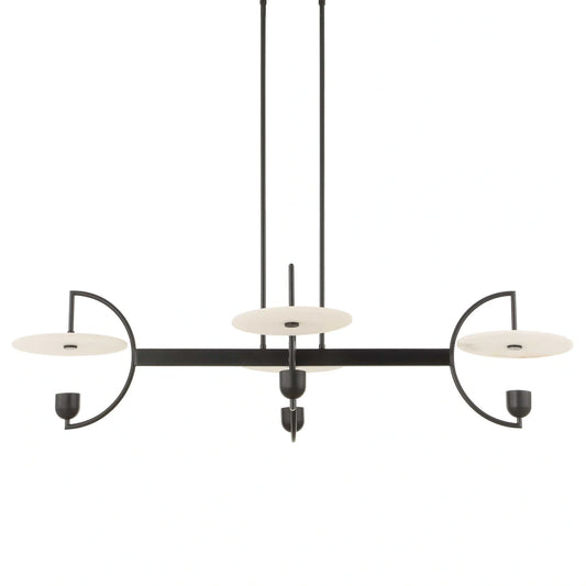 4 Light Linear LED Chandelier