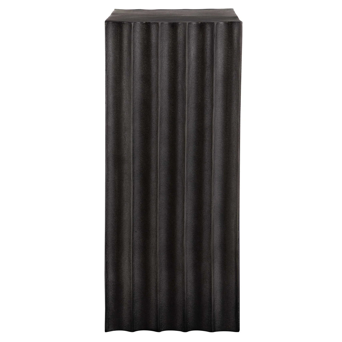 Sculptural Aluminum Accent Table