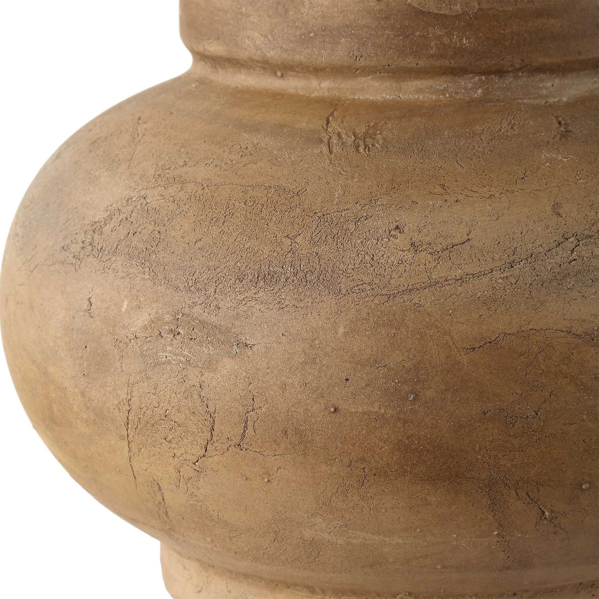 Aged Terracotta Table Lamp