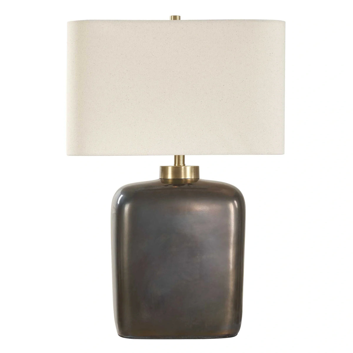 Dark Bronze Crackle Table Lamp