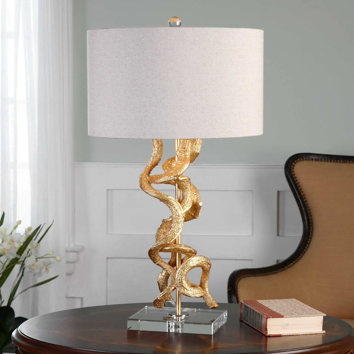 Gold Table Lamp