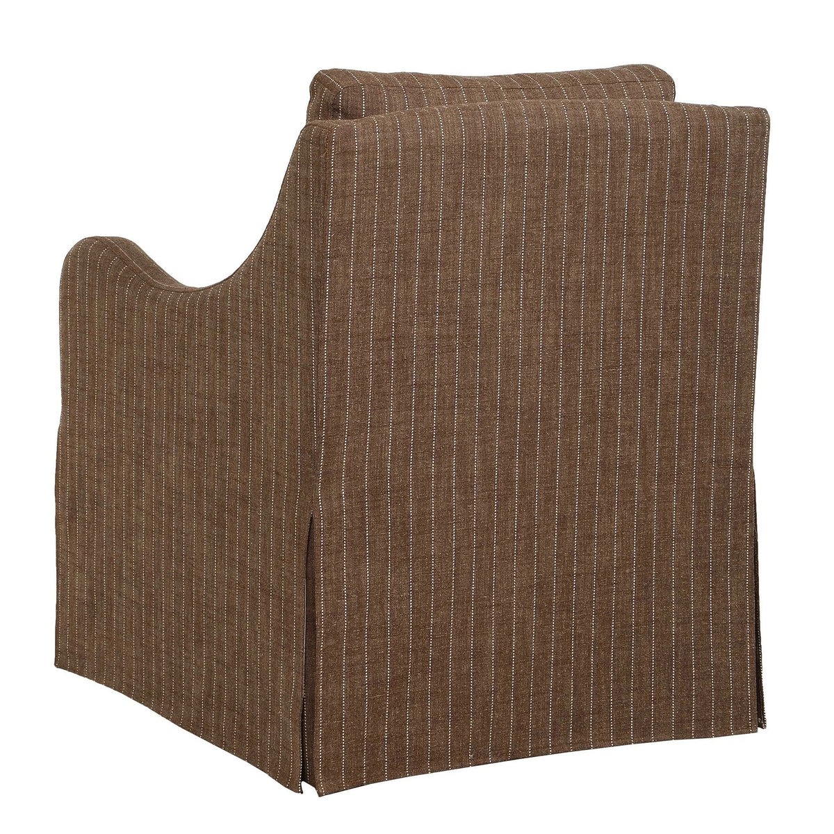 Pinstripe Swivel Chair