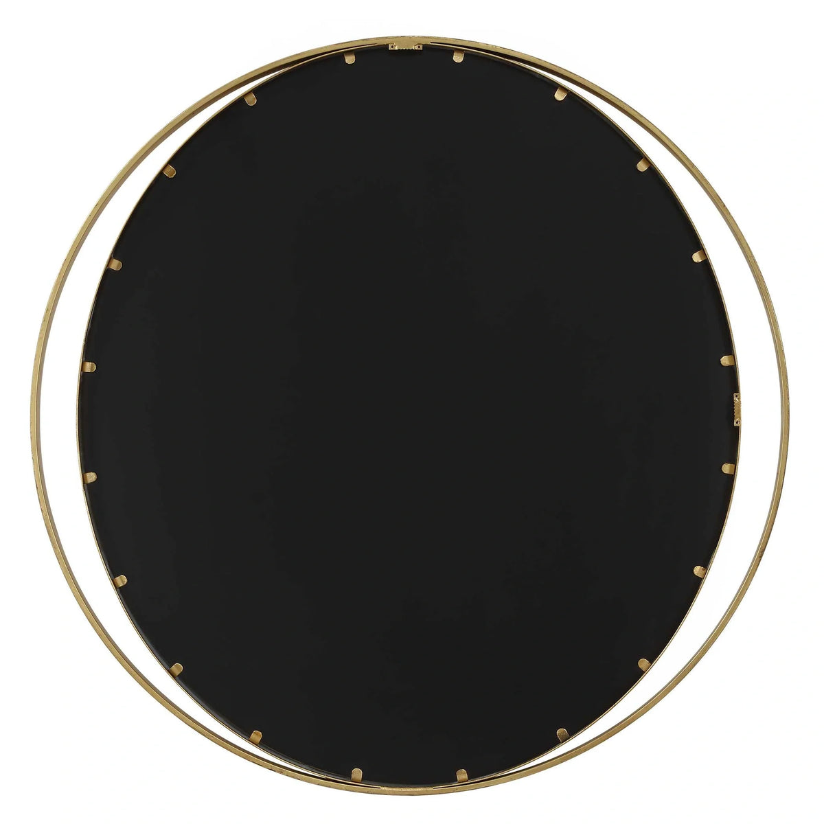 Oval Gold Mirror